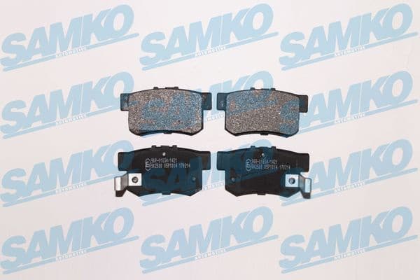 Brake Pad Set, disc brake 5SP1014