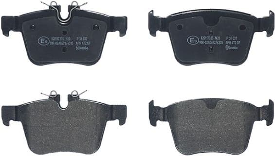 Brake Pad Set, disc brake PRIME LINE P 36 037 - image 2