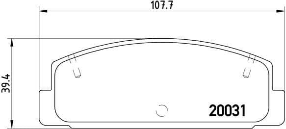 Brake Pad Set, disc brake PRIME LINE P 49 037