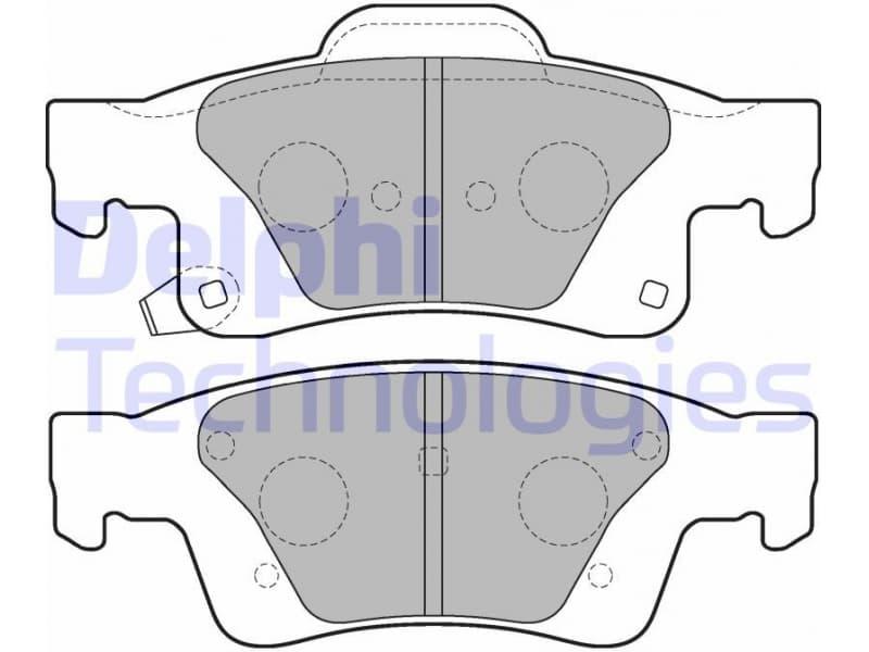 Brake Pad Set, disc brake LP2251