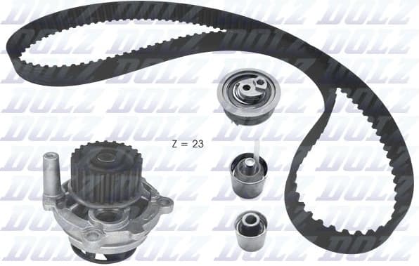 Water Pump & Timing Belt Kit KD166