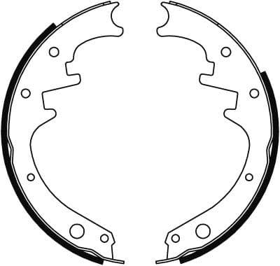 Brake Shoe Set GS8412 - image 3