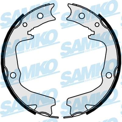 Brake Shoe Set, parking brake 81031