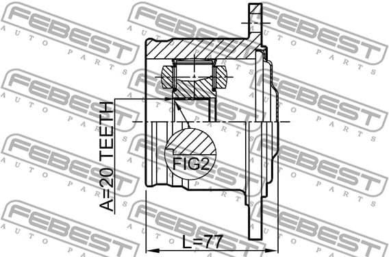 Joint Kit, drive shaft 0111-GX115R - image 2