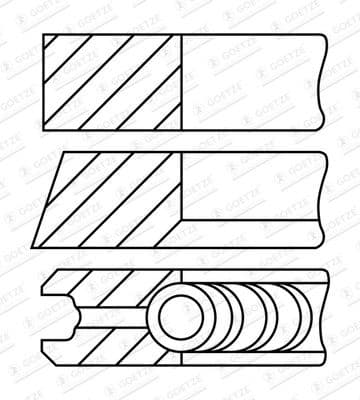 Piston Ring Set 08-452305-00