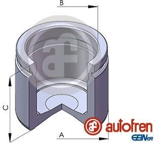 Piston, brake caliper D025209