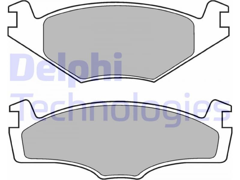 Brake Pad Set, disc brake LP756