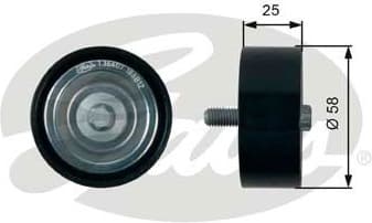 Deflection/Guide Pulley, V-ribbed belt DriveAlign™ T36407