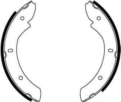 Brake Shoe Set, parking brake GS6236 - image 3