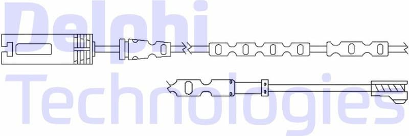 Warning Contact, brake pad wear LZ0217