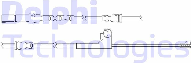 Warning Contact, brake pad wear LZ0218