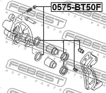 Repair Kit, brake caliper 0575-BT50F - image 2