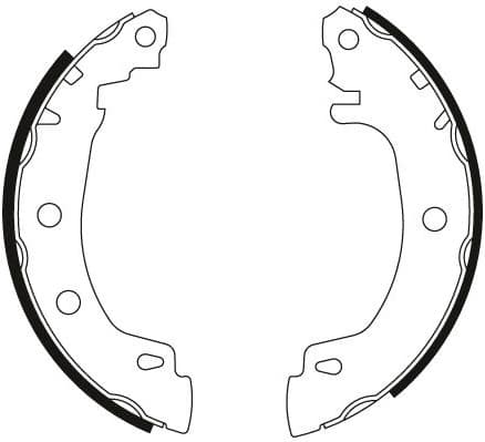 Brake Shoe Set GS8616 - image 4