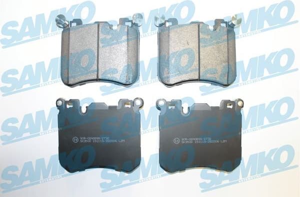 Brake Pad Set, disc brake 5SP2006