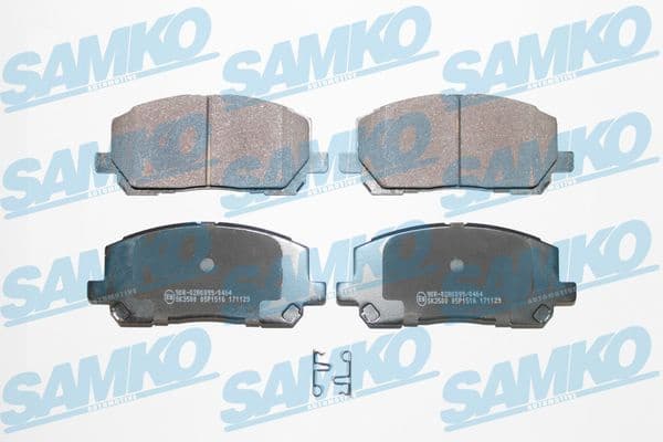 Brake Pad Set, disc brake 5SP1516