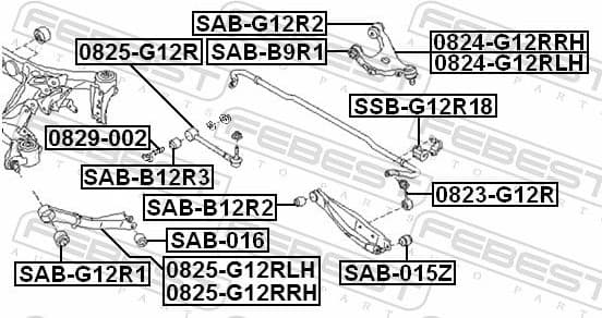 Control/Trailing Arm, wheel suspension 0824-G12RRH - image 2