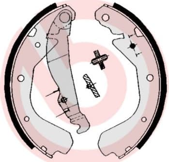 Brake Shoe Set ESSENTIAL LINE S 59 509