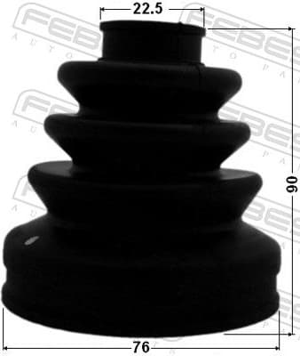 Bellow Kit, drive shaft 0315-CU2 - image 2