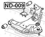 Rubber Buffer, suspension ND-009 - image 2