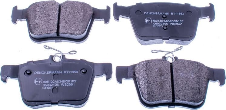 Brake Pad Set, disc brake B111353