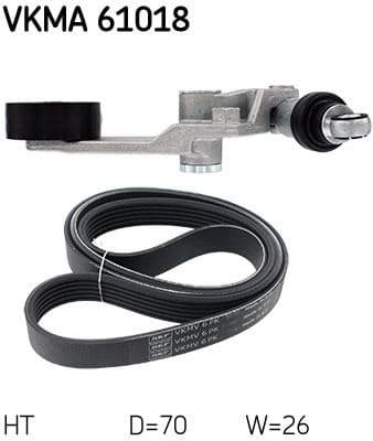 V-ribbed Belt Set VKMA61018