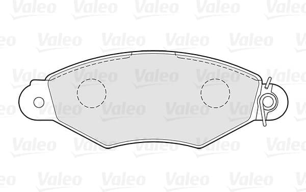 Brake Pad Set, disc brake ESSENTIAL 301726 - image 2