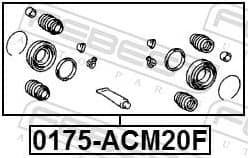 Repair Kit, brake caliper 0175-ACM20F - image 2