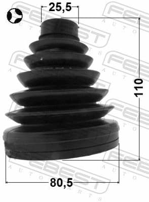 Bellow, drive shaft 1015-J300T - image 2