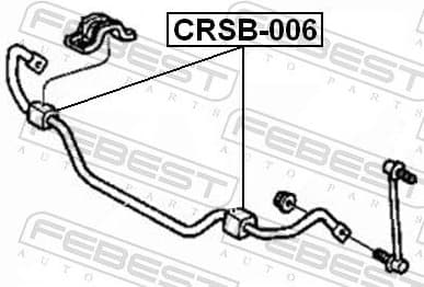Mounting, stabiliser bar CRSB-006 - image 2
