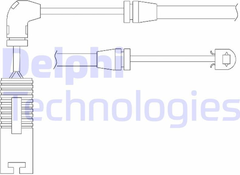 Warning Contact, brake pad wear LZ0156