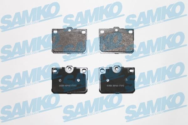 Brake Pad Set, disc brake 5SP169