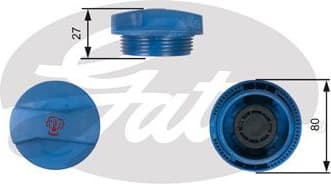 Cap, coolant tank RC211