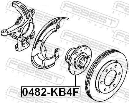 Wheel Hub 0482-KB4F - image 2