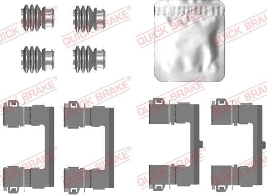 Accessory Kit, disc brake pad 109-0112