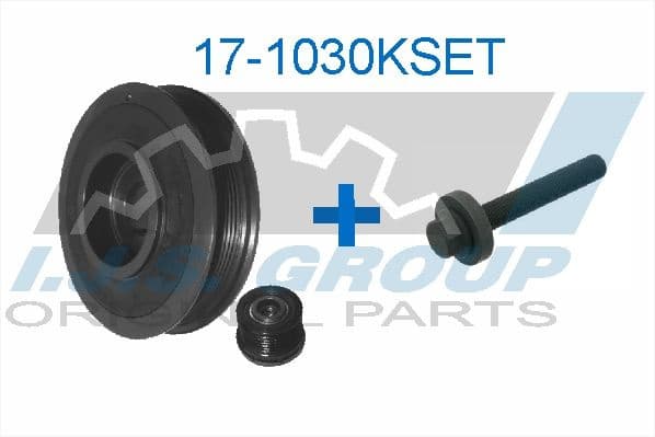 Belt Pulley Set, crankshaft Technology & Quality, Made in Spain 17-1030KSET