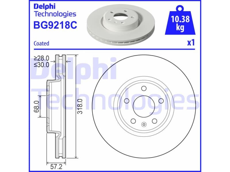 Brake Disc BG9218C