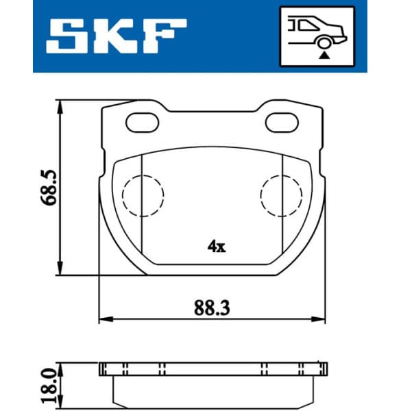 Brake Pad Set, disc brake VKBP90514