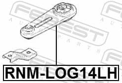 Mounting, engine RNM-LOG14LH - image 2