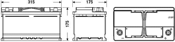 Starter Battery EFB EL752 - image 2