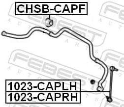 Mounting, stabiliser bar CHSB-CAPF - image 2