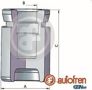 Piston, brake caliper D025432