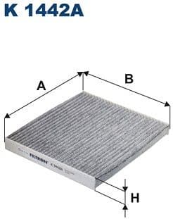 Filter, cabin air K1442A