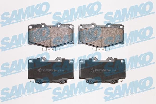 Brake Pad Set, disc brake 5SP058