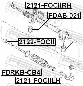 Mounting, steering gear FDAB-021 - image 2