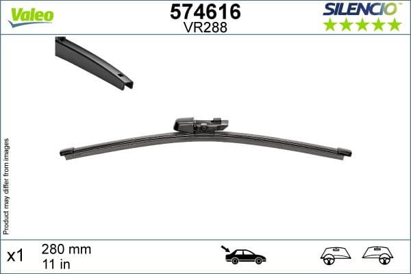 Wiper Blade SILENCIO REAR 574616