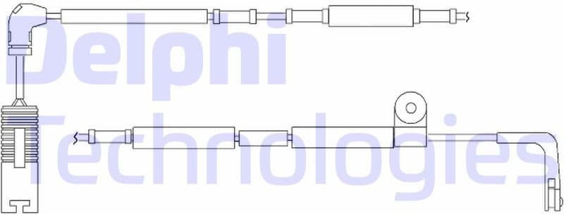 Warning Contact, brake pad wear LZ0196