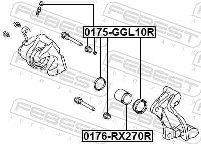 Repair Kit, brake caliper 0175-GGL10R - image 2
