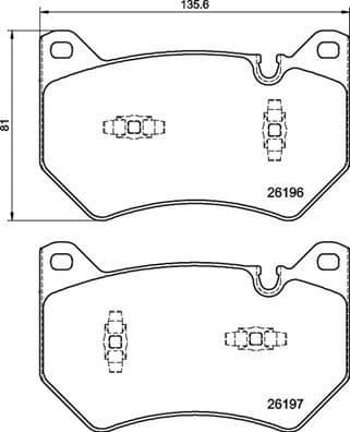 Brake pads front, Top Quality P85181 - image 3