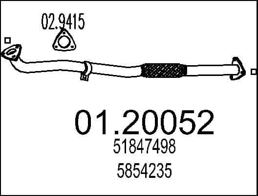 Exhaust Pipe 01.20052