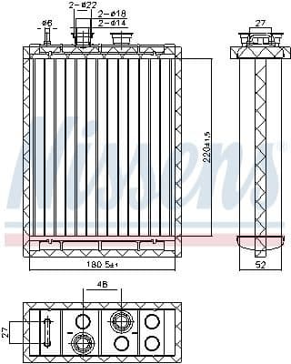 Heat Exchanger, interior heating 707220